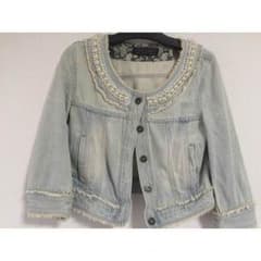 rienda ♡ パール付きデニムジャケットのサムネイル