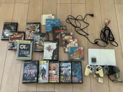 PS2 本体　プレイステーション2本体　ソフト　セットのサムネイル