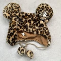 ディズニーファンキャップ　ミニー　ヒョウ柄のサムネイル