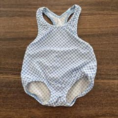 ベビー 水着 70〜80cm ワンピース 女の子 ギンガムチェックのサムネイル