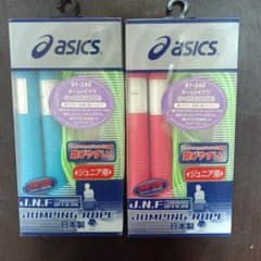 アシックス ASICS 縄跳び ジャンプロープ ブルーピンクのサムネイル