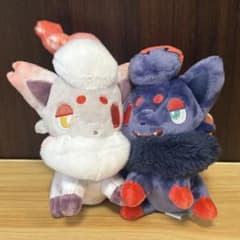 にたものどうし 磁石でくっつくペアマスコット ゾロア & ヒスイゾロア ポケモンのサムネイル