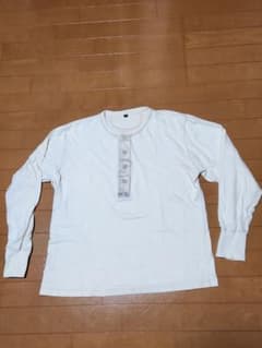 フリーホイーラーズ ヘンリーネック ロングスリーブ Tシャツ サイズL