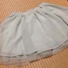 気まぐれセール♪パステルグリーンのシフォンスカート♡のサムネイル