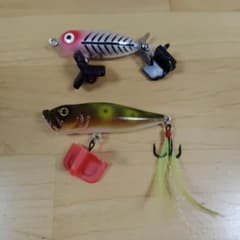 Heddon Tiny Torpedo & Megabass POPXのサムネイル