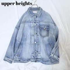 美品✨アッパーハイツ THE LOOSE JEAN デニムジャケット ブルー - メルカリ