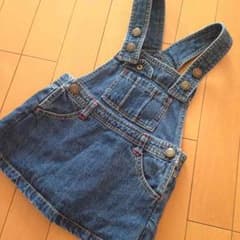 美品☆デニム☆ワンピ☆ジャンパースカートのサムネイル