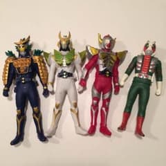 仮面ライダーソフビ４体のサムネイル
