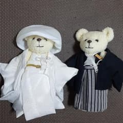 【まこ様専用】ウエディングベア　【和装】のサムネイル