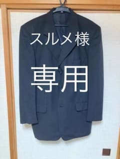 メンズスーツ替えのズボン付き92A5170濃紺ストライプのサムネイル