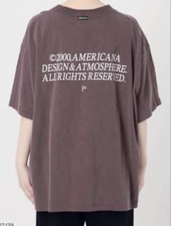 新品未使用AMERICANA別注OVER SILHOUETTE Tボルドー - メルカリ