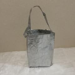 SHIRO エコバッグ シルバーのサムネイル