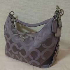 COACH パープル 2wayショルダーのサムネイル