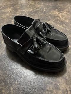 ADRIAN タッセル ローファー ブラック 26cm UK7 - メルカリ