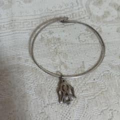 ☆天使チャーム付き SILVER STER バングル
