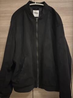 ZARA フェイクスエードジャケット　スウェード　ブルゾン　ジャンパー XLのサムネイル