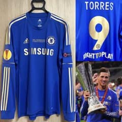 12-13 チェルシー ユニフォーム フェルナンドトーレス 長袖 CHELSEA チェルシー 2013 ECL決勝仕様長袖ユニフォーム Fトーレス 新品タグ付き