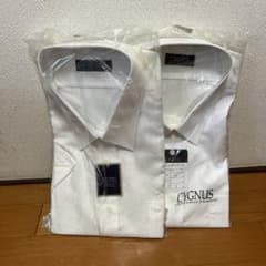 高級白ビジネス用半袖ワイシャツ（日本製）のサムネイル