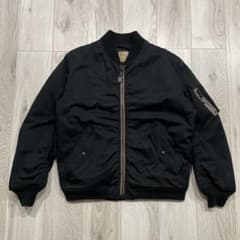 CAB CLOTHING MA-1 フライトジャケット M ブラック キャブ - メルカリ