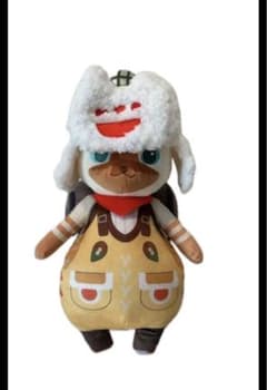 캡콤 한정 몬스터 헌터 와일즈 오토모아이루 봉제인형