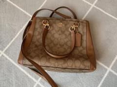 Coach ブラウン ショルダーバッグ 2way 美品のサムネイル