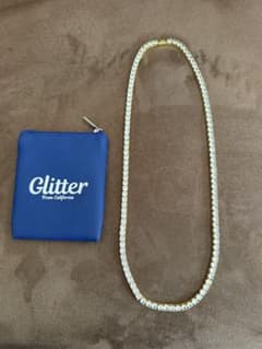 Glitter クリスタルネックレス Glitter クリスタルネックレス ゴールド - メルカリ