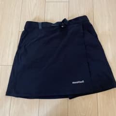 モンベル　黒のラップスカート　Mサイズのサムネイル
