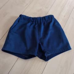 KIRINJI　ネイビー ハーフパンツ 120cmのサムネイル