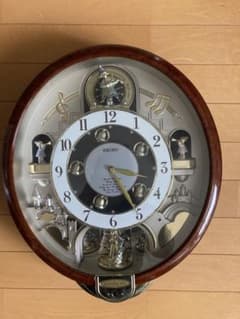 からくり時計 SEIKO セイコーチャーミングベル掛け時計 RE538S 中古品