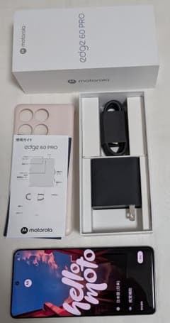 Motorola edge 60 PRO 256GB 国内版SIMフリー白 motorola（モトローラ） MOTOROLA motorola edge 60 pro カルサイト