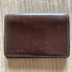 Paul Smith ブラウン名刺入れ Paul Smith ブラウンレザー名刺入れ - メルカリ