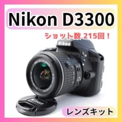 ❣️極美品❣️ Nikon D3300 スマホ転送 レンズセット 一眼レフ カメラ