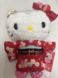 浅草限定 ハローキティ 着物ぬいぐるみ 桜 振袖 21cm - メルカリ