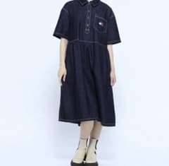 TOMMY JEANS デニムシャツワンピース 半袖 Mのサムネイル