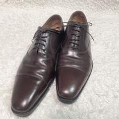 美品 KITON レザーシューズ ストレートチップ ブラウン 8 2/1