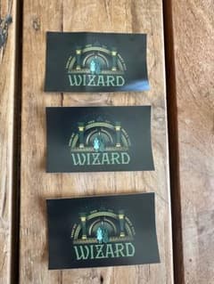 WICKED 위키드 두 사람의 마녀 입장 특전 스티커 3장 세트