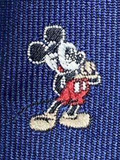 Disney ミッキーマウス ネクタイ ネイビーのサムネイル