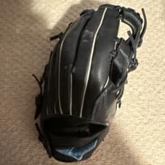Mizuno 軟式野球グローブ ブラック×ライトブルーのサムネイル