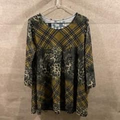 レオパード　セカンドスキン　ゴルチエ　Y2K grunge 七分丈