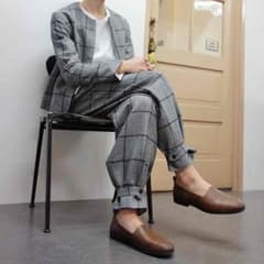 sunsea 13ss  チェックワイドパンツのサムネイル