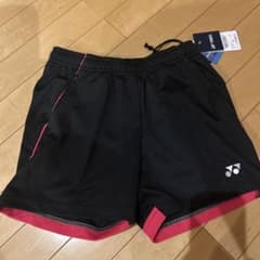 ヨネックス バドミントンパンツ ブラック/レッドのサムネイル