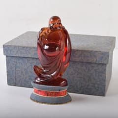 中国　琥珀彫刻　大黒像　仏像　置物　約169g　V　8132E 中国 琥珀彫刻 大黒像 仏像 置物 約169g V 8132E - メルカリ