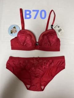 【新品未使用】PEACH JOHN ブラジャー&ショーツセット B70のサムネイル