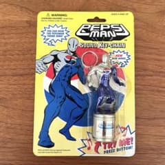 PEPSIMAN ペプシマン サウンドキーチェーン ブルーモデル 未開封