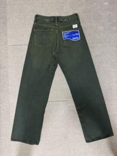 パンツ DAIRIKU 20AW denim pants khaki DAIRIKU 20aw Straight Denim Pants Khaki - メルカリ