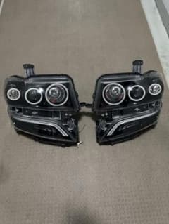 ば*丸様 NBOXカスタム JF1 イカリングヘッドライト ジャンク 点灯
