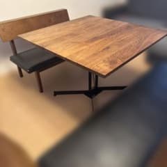 関家具クラッシュゲート ウォールナットダイニングテーブル 取りに来れる方大歓迎 関家具クラッシュゲート ウォールナットダイニングテーブル 取りに
