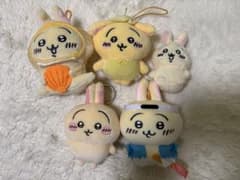 ちいかわ うさぎ　ぬいぐるみ マスコット 5点セットのサムネイル