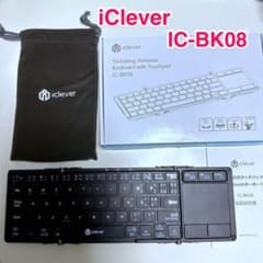 iClever ワイヤレスキーボード タッチパッド付き IC-BK08のサムネイル
