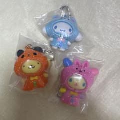 ウサハナ・ポムポムプリン・シナモロール　ちびっともレインコートのサムネイル